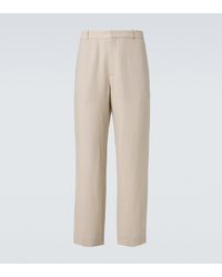 The Row - Toril Linen-Blend Wide-Leg Pants - Lyst