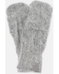 Brunello Cucinelli - Handschuhe Aus Wolle Und Mohair - Lyst