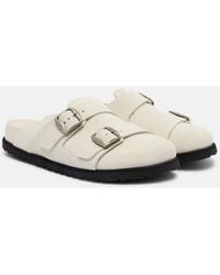 Birkenstock - 222 West Suede Clogs - Lyst
