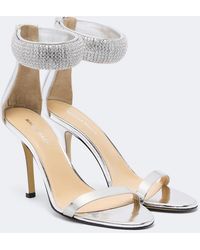 Mach & Mach - She's A Lady Embellished Leather Sandals - Lyst