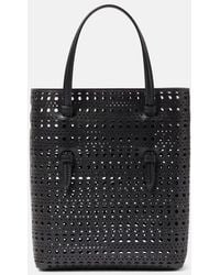 Alaïa - Alaïa Mina North South Tote Bag - Lyst