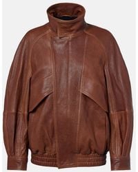 Nour Hammour - Ariste Leather Jacket - Lyst