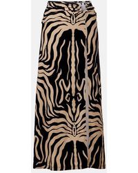 Johanna Ortiz - Printed Midi Skirt - Lyst
