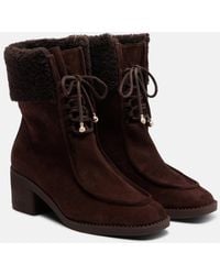 Jimmy Choo - Hali Suede Ankle Boots - Lyst