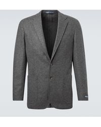 Polo Ralph Lauren - Wool-Blend Flannel Blazer - Lyst