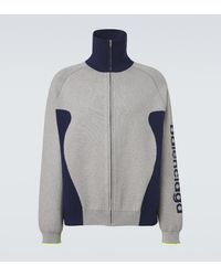 Balenciaga - Bodies Cotton-Blend Zip-Up Cardigan - Lyst