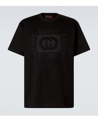 Gucci - Cotton Jersey T-Shirt - Lyst