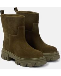 Gia Borghini - Ankle Boots Gia 23 Aus Veloursleder - Lyst
