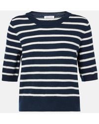 Veronica Beard - Shana Striped Cashmere Sweater - Lyst