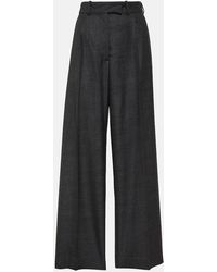 The Row - Roan High-rise Wide-leg Pants - Lyst