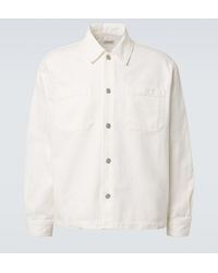 FRAME - Cotton-Blend Overshirt - Lyst