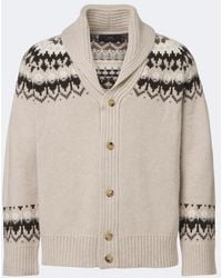 arch4 - Mr Frostvale Fair Isle Cashmere Cardigan - Lyst