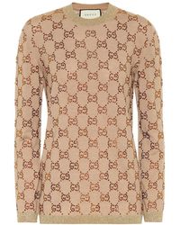 Maglione Con Intarsio Gg In Lana da Donna - Gucci | Biffi