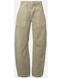 SLVRLAKE Denim - Rookie Cotton Barrel-Leg Cargo Pants - Lyst