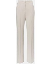 Max Mara - Gerade High-Rise-Hose Dinda Aus Jersey - Lyst