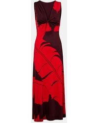 Johanna Ortiz - Printed Jersey Maxi Dress - Lyst