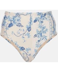 Agua Bendita - Floral Bikini Bottoms - Lyst