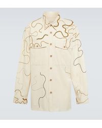 Dries Van Noten - Embellished Cotton Shirt - Lyst
