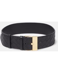 Bottega Veneta - Guertel Intrecciato Aus Leder - Lyst