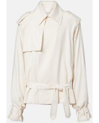 Frankie Shop - Elva Cropped Trench Coat - Lyst