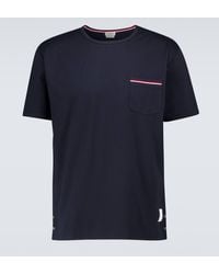 Thom Browne - Short-sleeved Cotton T-shirt - Lyst