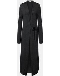 KHAITE - Alek Wool Wrap Cardigan - Lyst