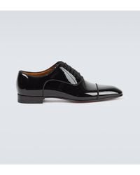 Christian Louboutin - Greggo Patent Leather Oxford Shoes - Lyst