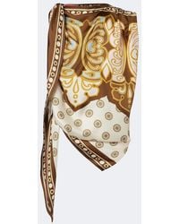 La DoubleJ - Full-On Printed Silk Twill Top - Lyst