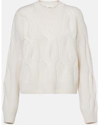 Lisa Yang - Sammie Cable-Knit Cashmere Sweater - Lyst
