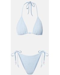 Hunza G - Gina Embellished Bikini - Lyst