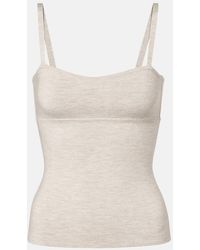 Max Mara - Top Epica En Laine Melangee - Lyst