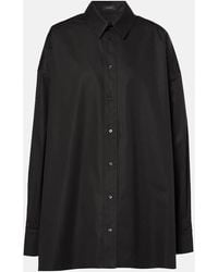 Wardrobe NYC - Oversized Cotton Shirtdress - Lyst