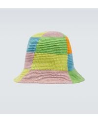 The Elder Statesman - Crochet Cashmere Bucket Hat - Lyst