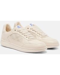 Burberry - Terrace Check Sneakers - Lyst
