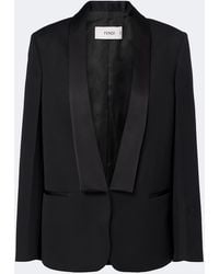 Fendi - Virgin Wool Tuxedo Jacket - Lyst