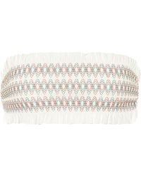 Tory Burch Bikini-Oberteil Costa Bandeau - Weiß