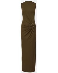 Roland Mouret - Gathered Jersey Maxi Dress - Lyst
