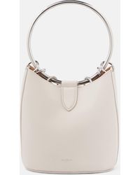 Alaïa - Ring Medium Leather Bucket Bag - Lyst