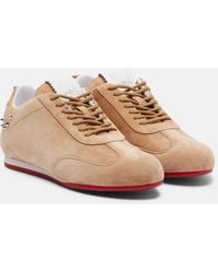 Christian Louboutin - Eleonora Suede Sneakers - Lyst