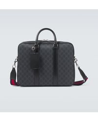 Gucci - Gg Canvas Briefcase - Lyst
