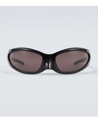 Balenciaga - Ovale Sonnenbrille - Lyst