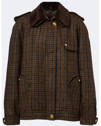 Blazé Milano - Chausie Checked Virgin Wool Jacket - Lyst