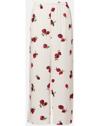 KHAITE - Weite Hose Mindy Aus Twill - Lyst