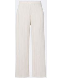 Pleats Please Issey Miyake - Monthly Colors: August Pleated Wide-Leg Pants - Lyst