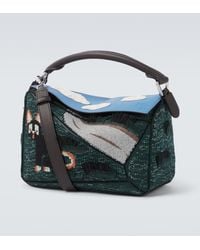 Loewe - X Louis Wain Futurist Cat Puzzle Tote Bag - Lyst
