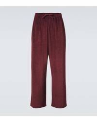 Gucci - Silk-Blend Jersey Sweatpants - Lyst