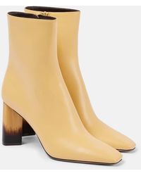 Chloé - Georgia Leather Ankle Boots - Lyst