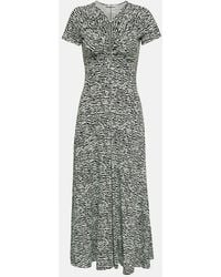 Proenza Schouler - Printed Keyhole Maxi Dress - Lyst