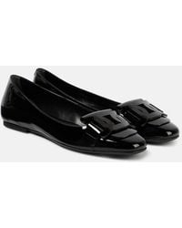 Tod's - Kate Patent Leather Ballet Flats - Lyst