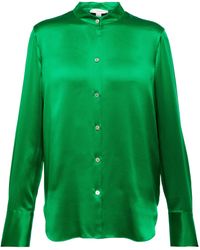 Donna Abbigliamento da T-shirt e top da Camicie CAMICIANanushka in Satin di colore Verde 